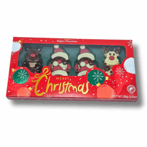 Caja Regalo Chocolates Navideños | Papá Noel y Renos La Viña Gourmet