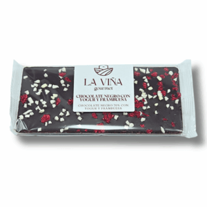 Chocolate Gourmet Negro 70% con Yogur y Frambuesas | La Viña Gourmet