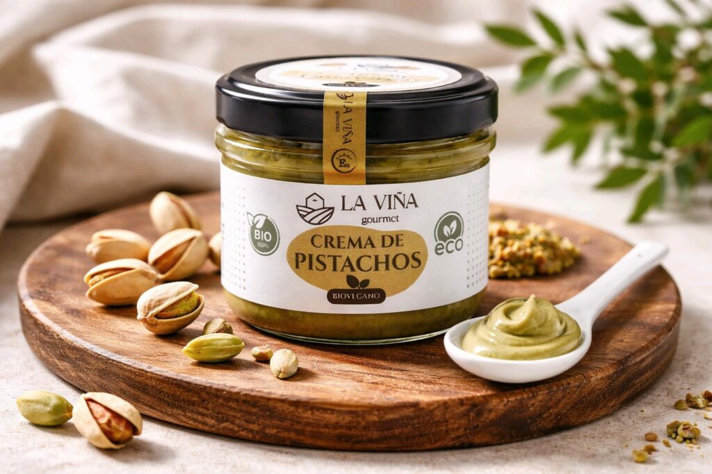 Crema de pistacho de La Viña Gourmet