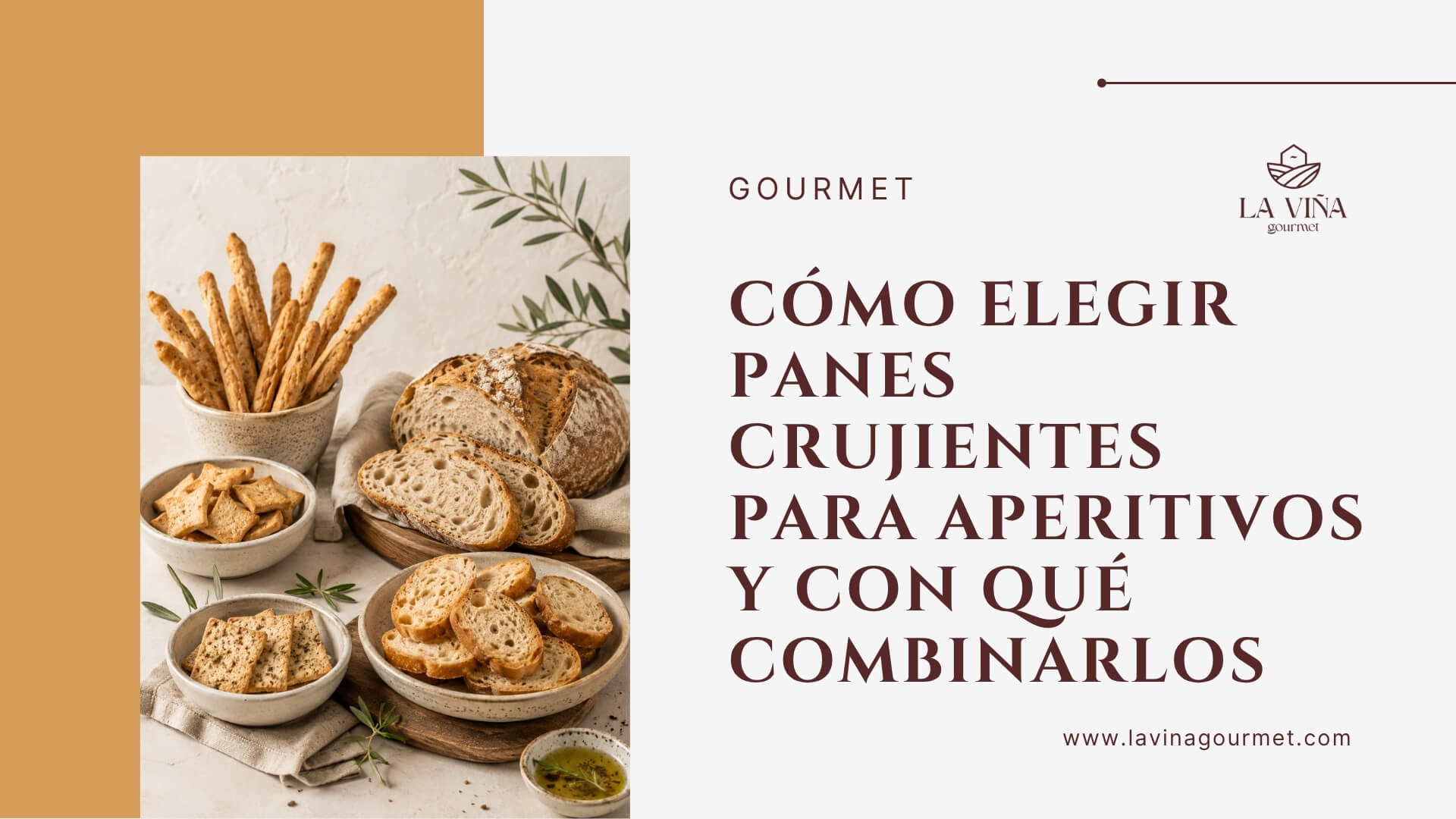 Cómo elegir panes crujientes para aperitivos y con qué combinarlos