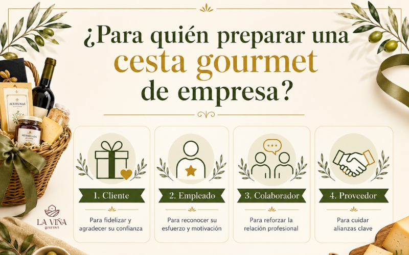 Cestas gourmet de empresas para sus trabajadores