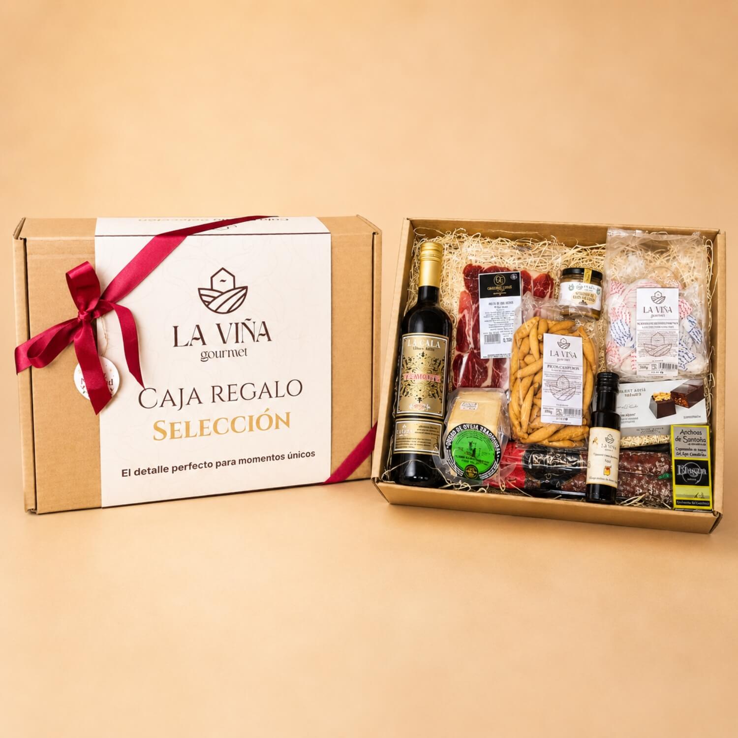 Cestas de vinamiel para regalo de navidad